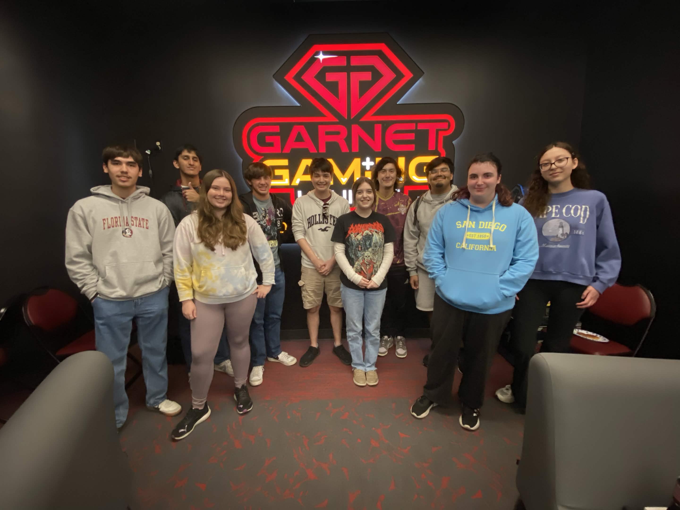 FSU Esports game managers group photo