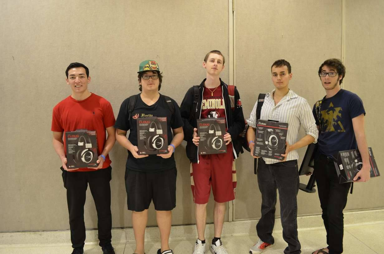 FSU Garnet celebrating the UF GatorLAN League of Legends championship